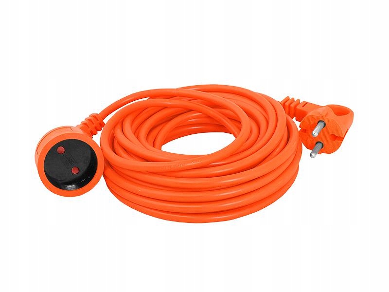 

Przedłużacz Ogrodowy Budowlany Dwużyłowy 2x1mm 25m