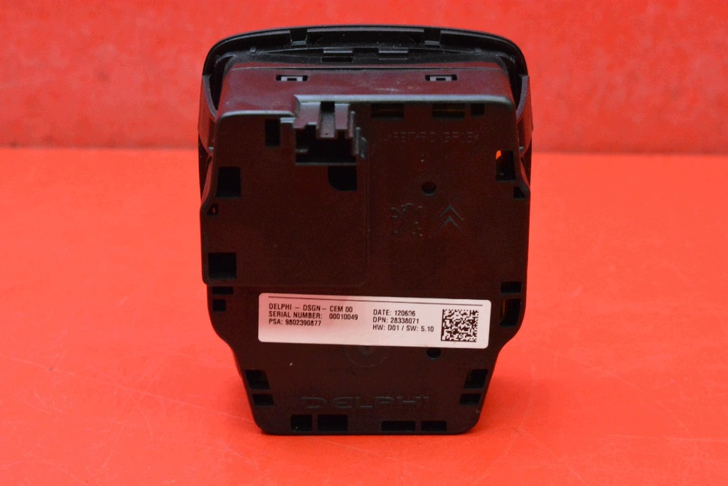 control panel radio navigation devices 9802390877 CITROEN DS5 12-15