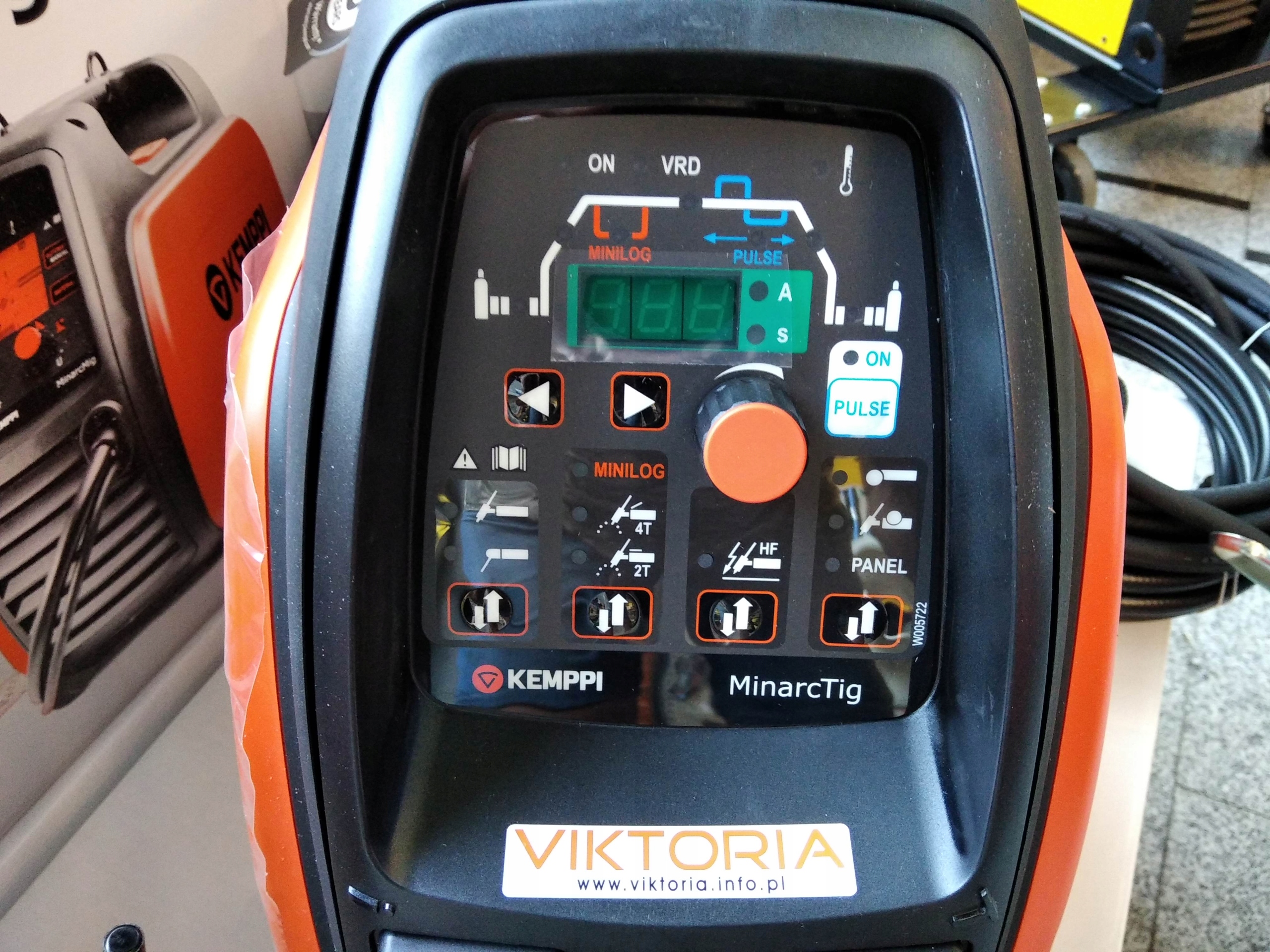 KEMPPI Minarc Tig EVO 200 MLP PULS spawarka Kempi Power Consumption 5 7 kVA