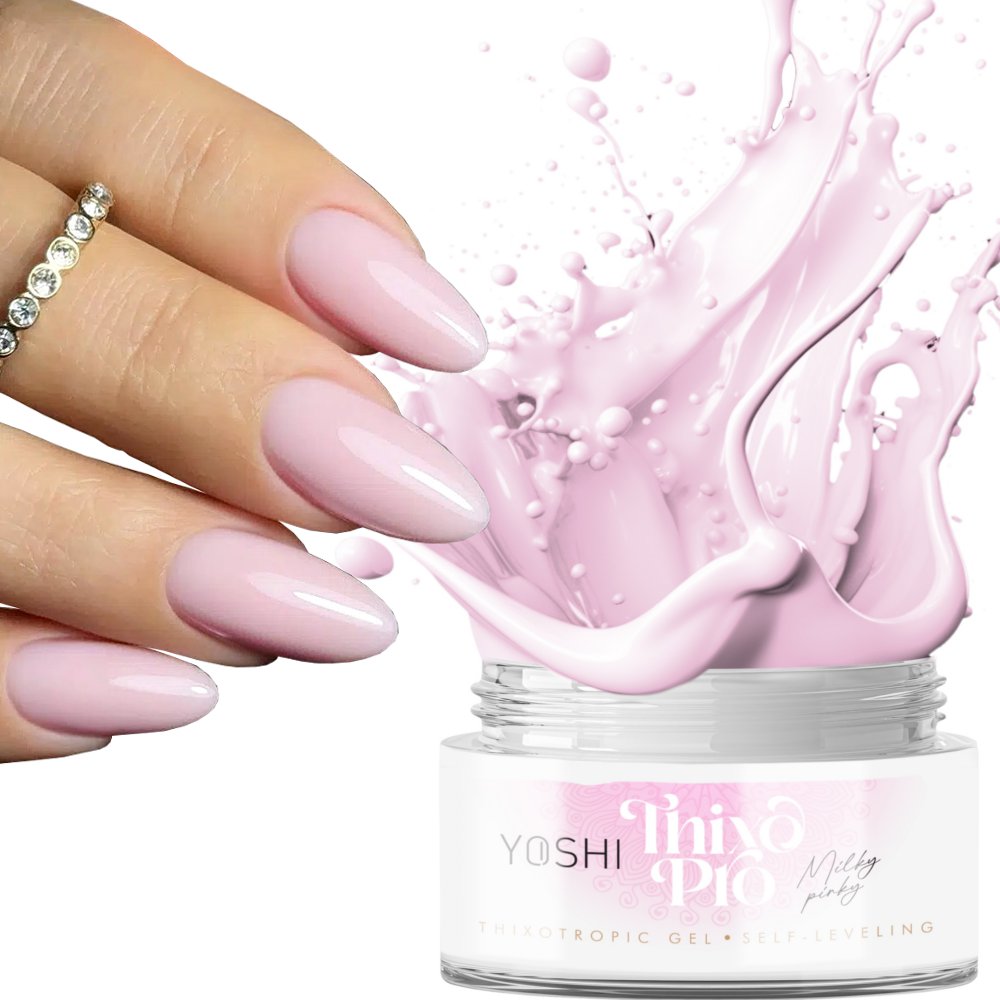 Yoshi Thixo Pro Milky Pink Żel Budujący Samopoziomujący Mleczny Róż 50 ml