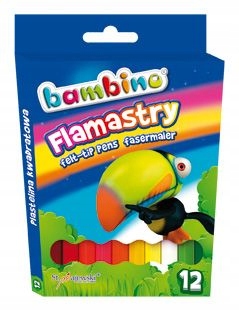 BAMBINO FLAMASTRY MAZAKI PISAKI 12 KOLORÓW Kod producenta 5903235001604