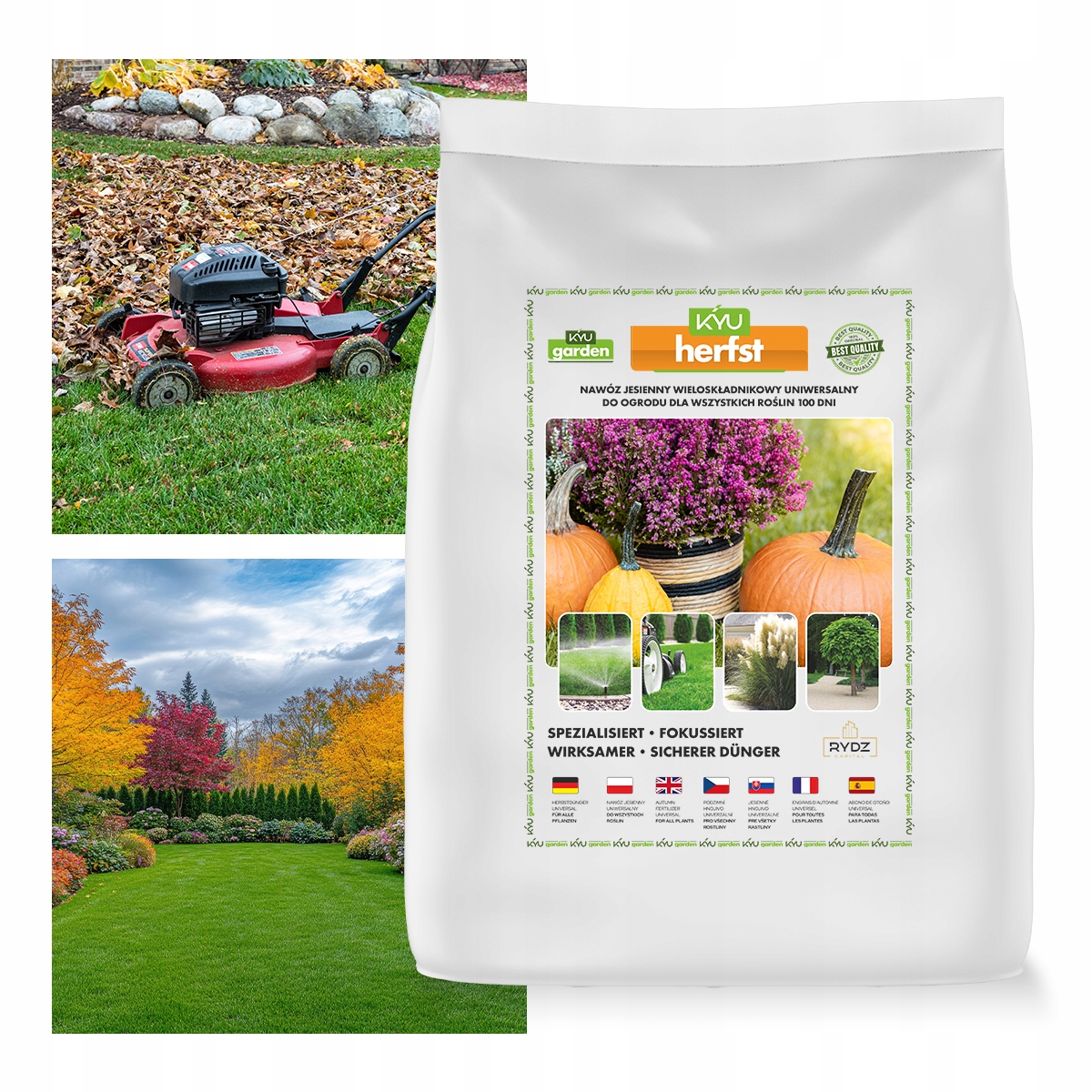 Jesenné hnojivo na trávu Ihrisko trávnika Herfst 24 kg