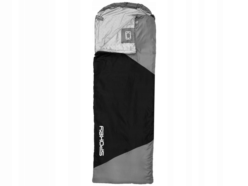 Śpiwór Spokey Ultralight 600 II Czarno-szary