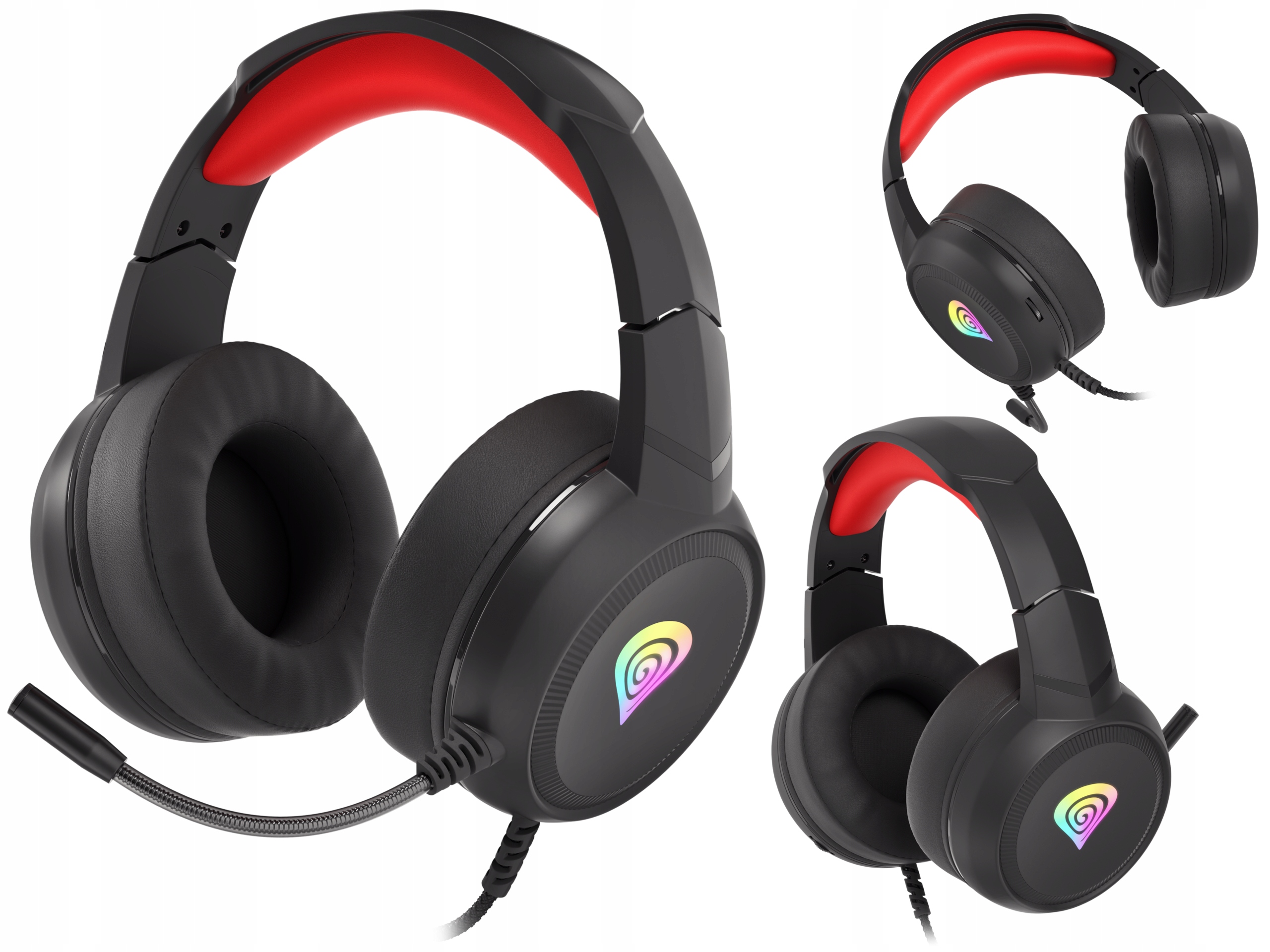 

Headset Gracza Słuchawki Z Mikrofonem Konsola PS4