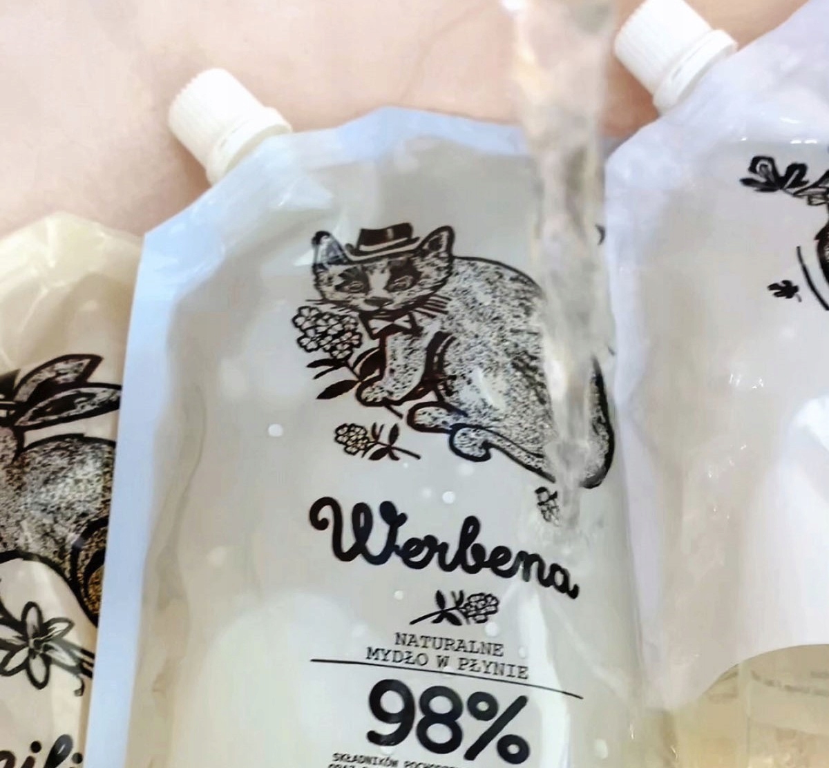 YOPE Mydło w płynie WERBENA Refill 500 ml Przeznaczenie do rąk