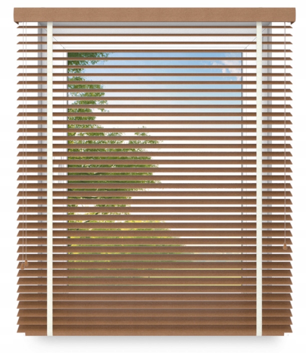 Drevená zložená žalúzia 110 x 110 cm, 17 farieb