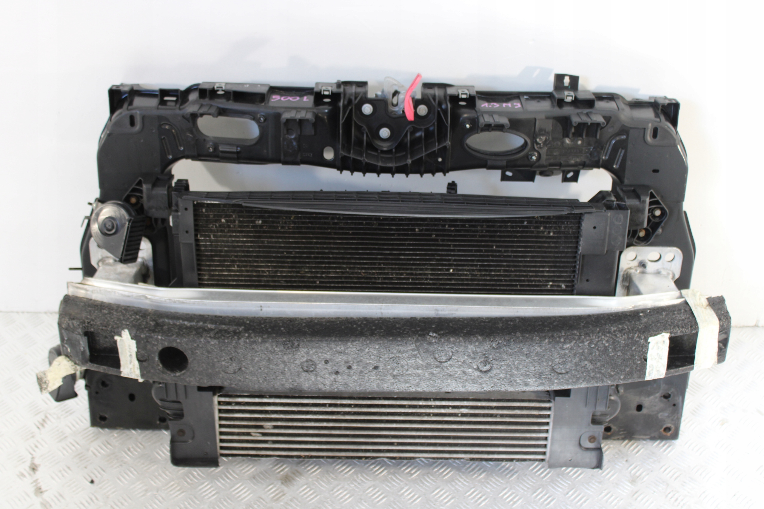 support panel for radiators front pillar radiator FIAT 500L 500 L 1,3 MULTIJET