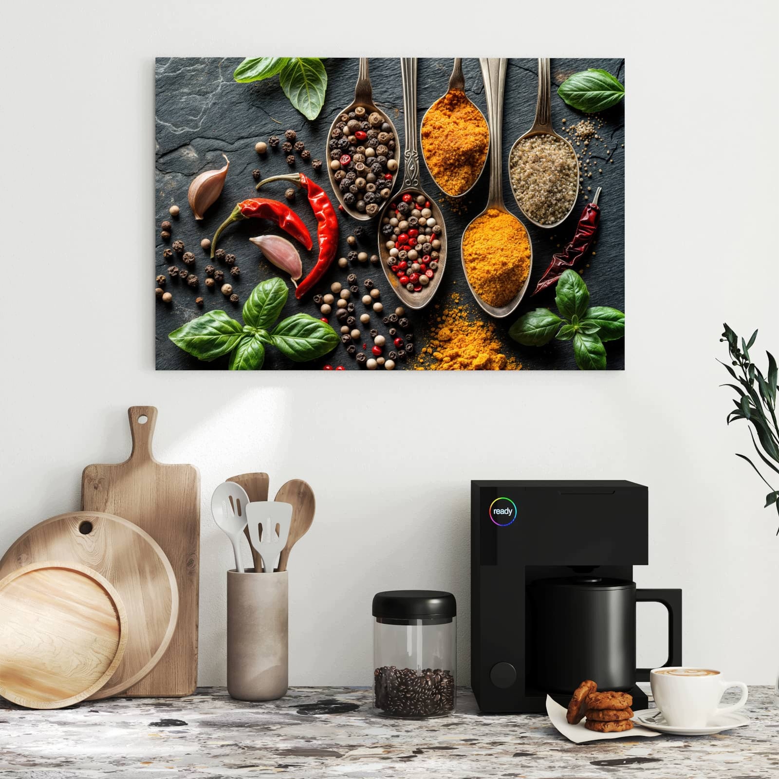 Magnetická tabule Koření kuchenne 60 × 40 cm