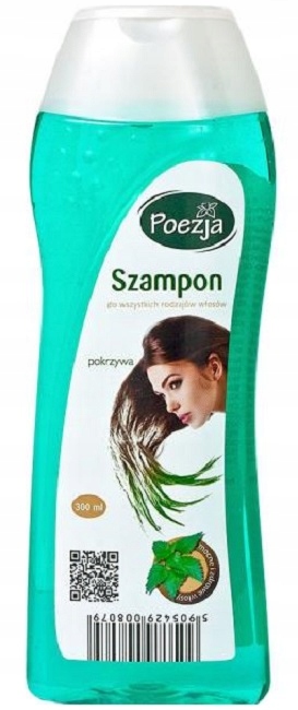 

Szampon do włosów pokrzywowy 300ml Poezja ekonomi