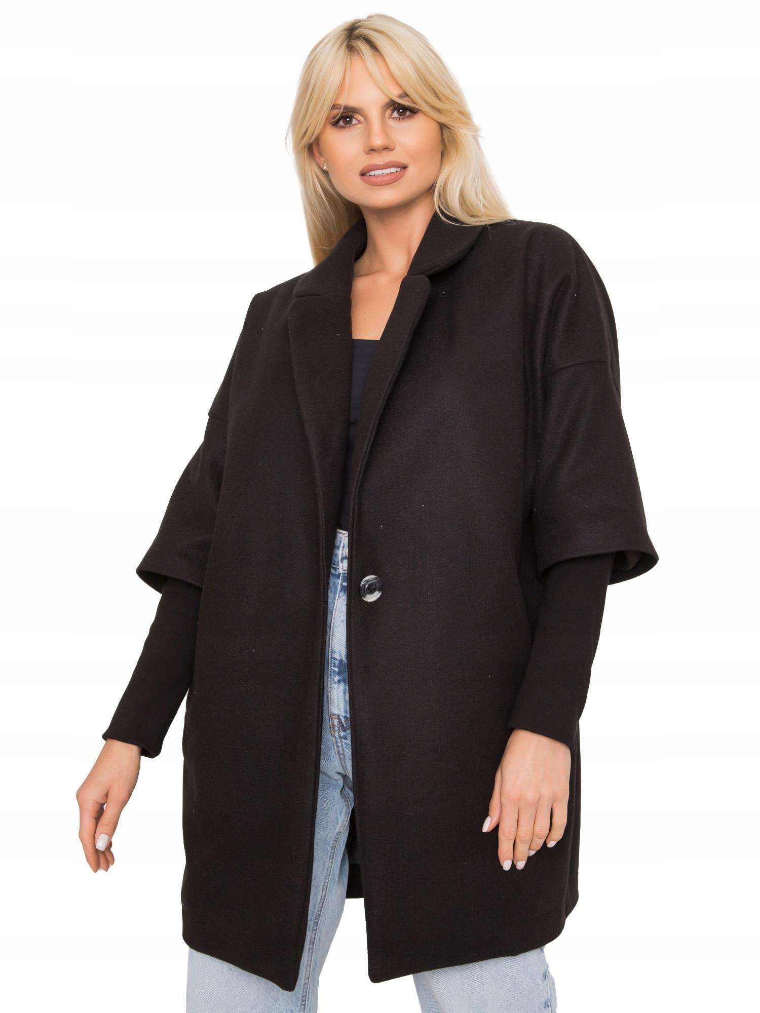 

Płaszcz Damski Oversize bez kaptura - S/m