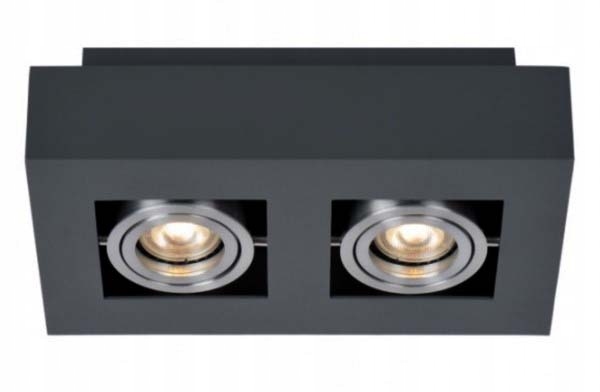 Stropní svítidlo halogenová Natynk Spot pro Led 2x GU10 nastavitelná