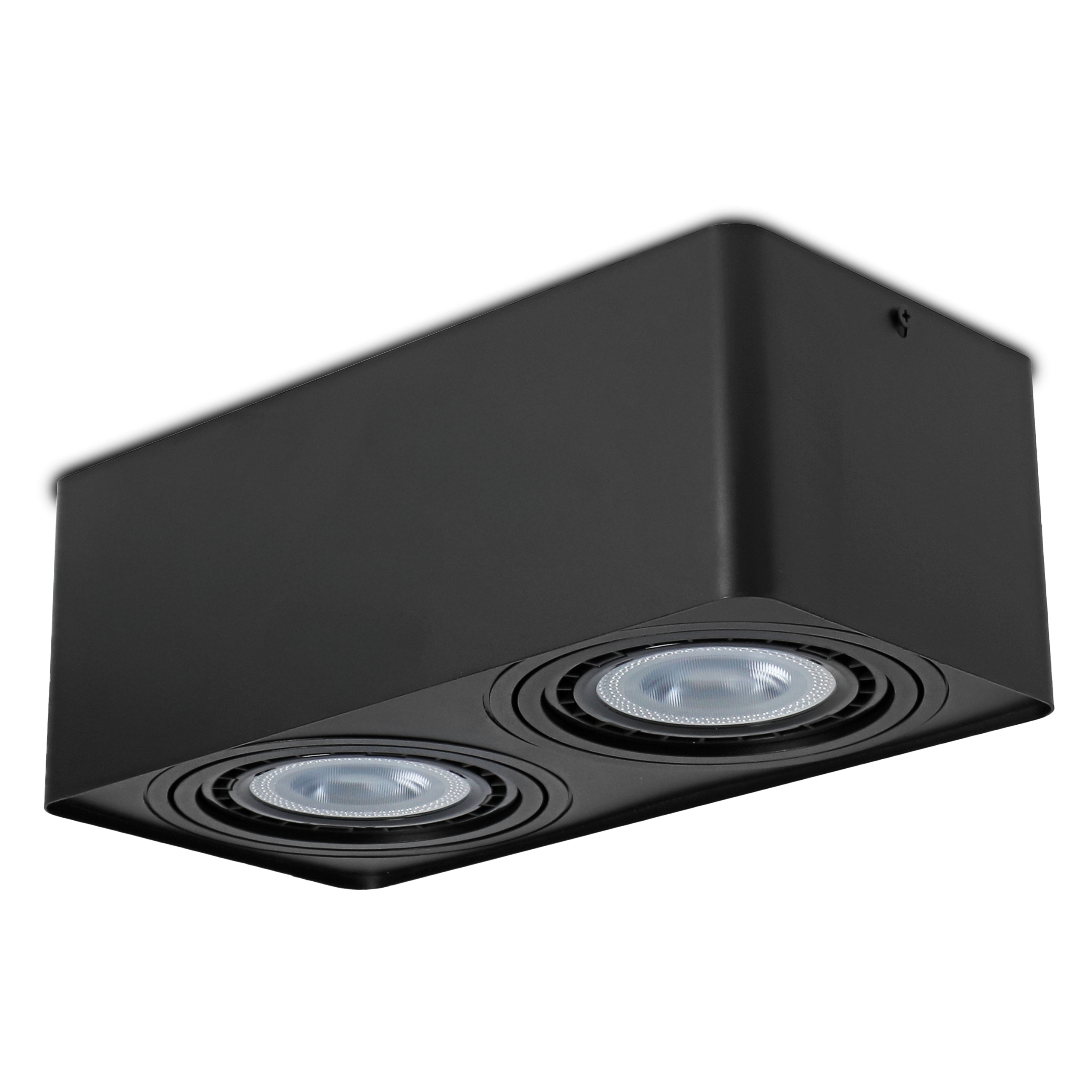 Oprawa Natynkowa Halogenowa Led Lampa Sufitowa 2X GU10 AR111 Tuba Ruchoma