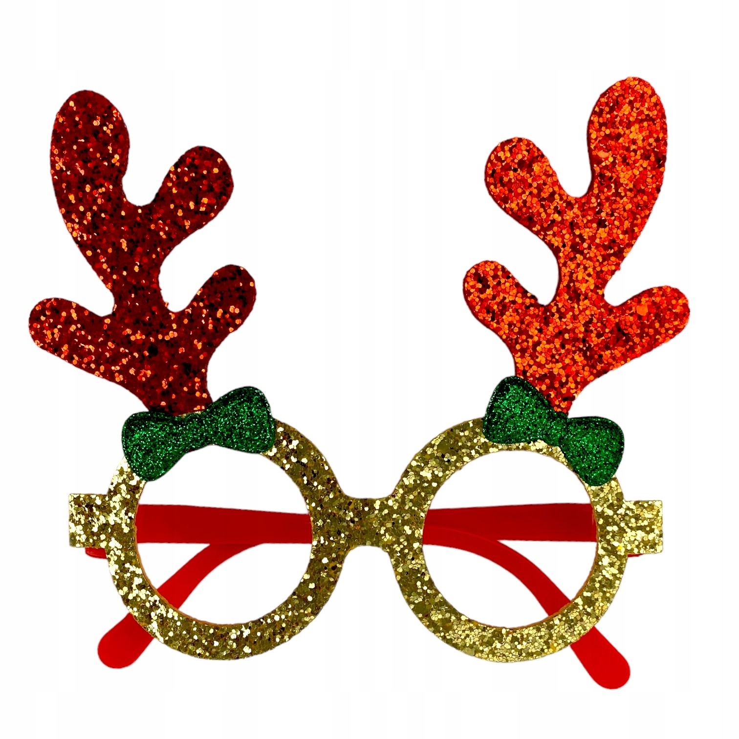 OKULARY RENIFER RUDOLF JELONEK CEKINY ŚWIĘTA + NOS Kod producenta 1486