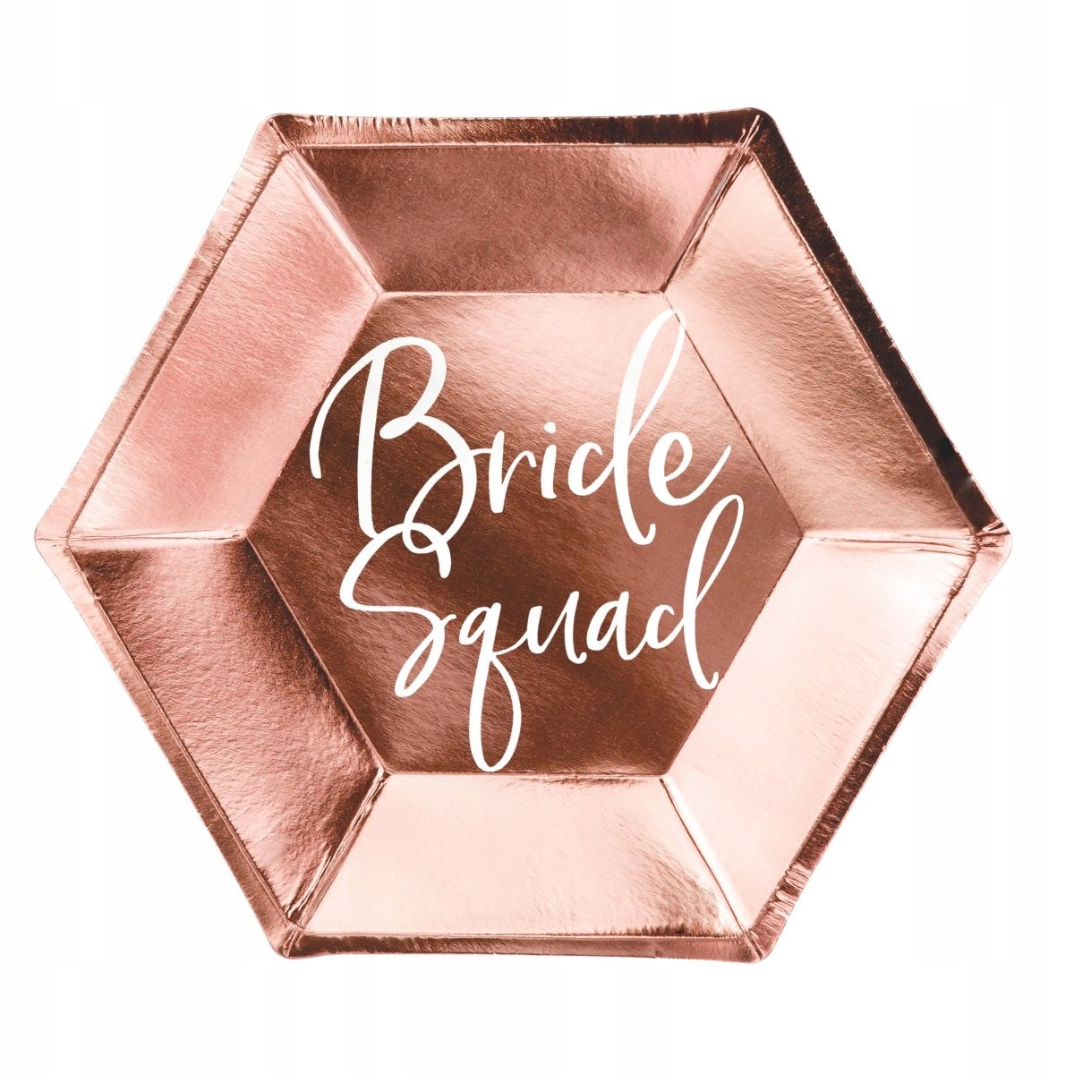 

Talerzyki Na Wieczór Panieński rose gold 6 sztuk