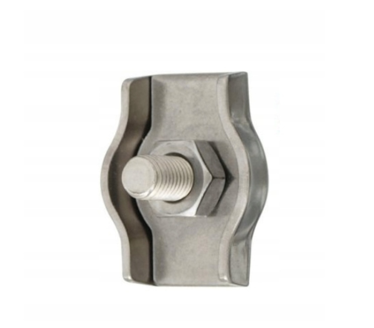 Zacisk pojedynczy do lin siodełkowy 2mm 10szt