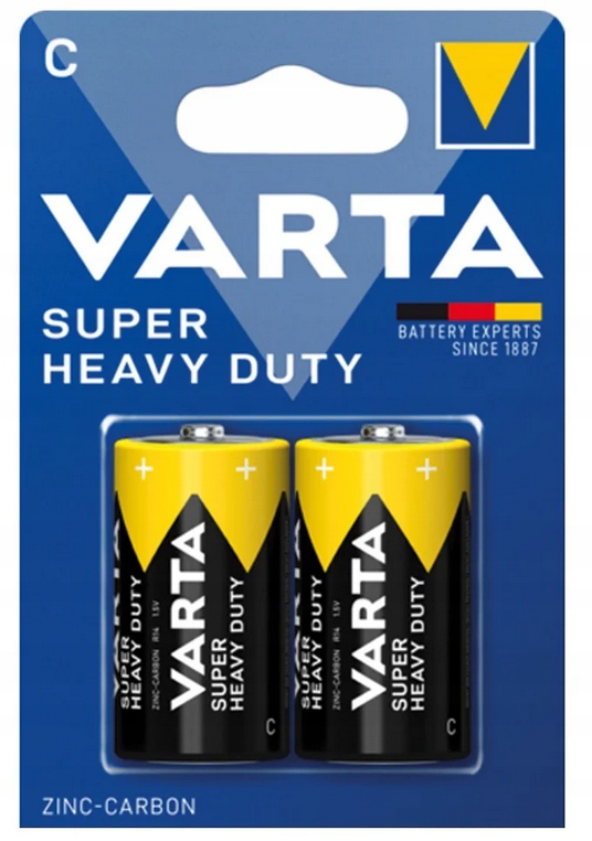 

Bateria Cynkowo Węglowa Varta R14 LR14 C 1,5V