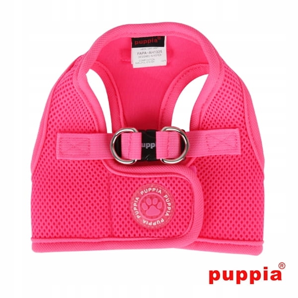 Levně Postroj/vesta Puppia Soft neon růžová velikost: M