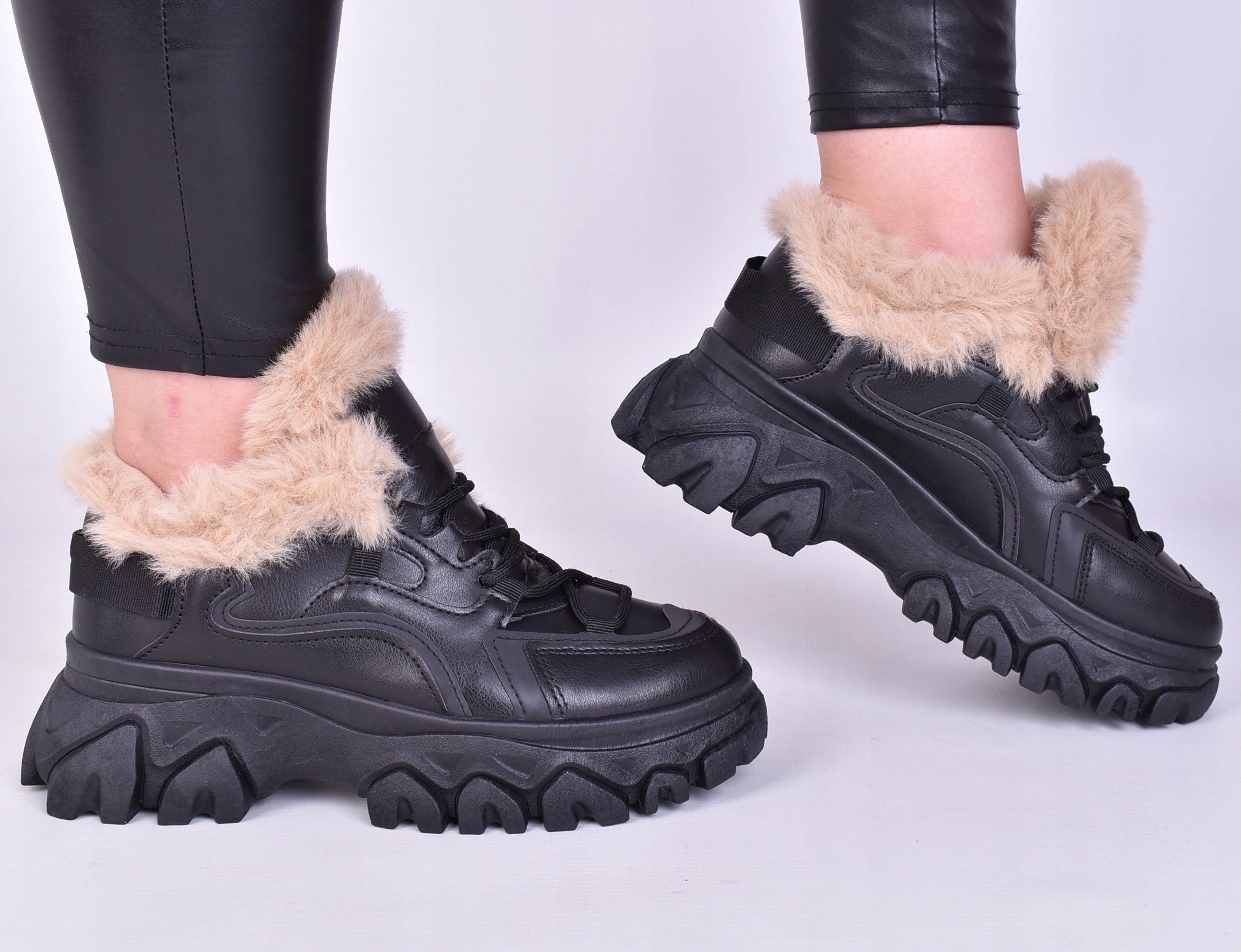 DAMSKIE BUTY ZIMOWE OCIEPLANE ŚNIEGOWCE FUTERKO Kod producenta QW002