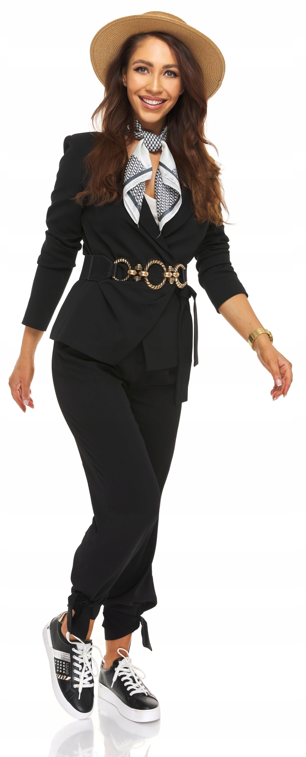 APASZKA DAMSKA GAWROSZKA BANDANA MAŁA CHUSTA SZAL 70/70CM Płeć kobieta