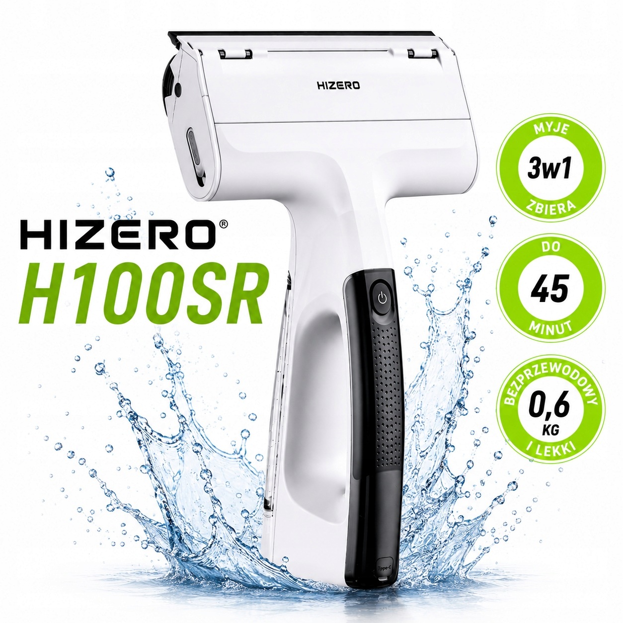 Čistič oken Hizero H100SR