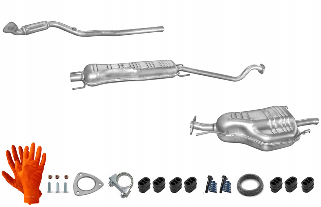 Opel Astra G 1.6i 16V 74 kW 1.6i 8V 62 kW (00-03) Hatchback Výfukový Systém