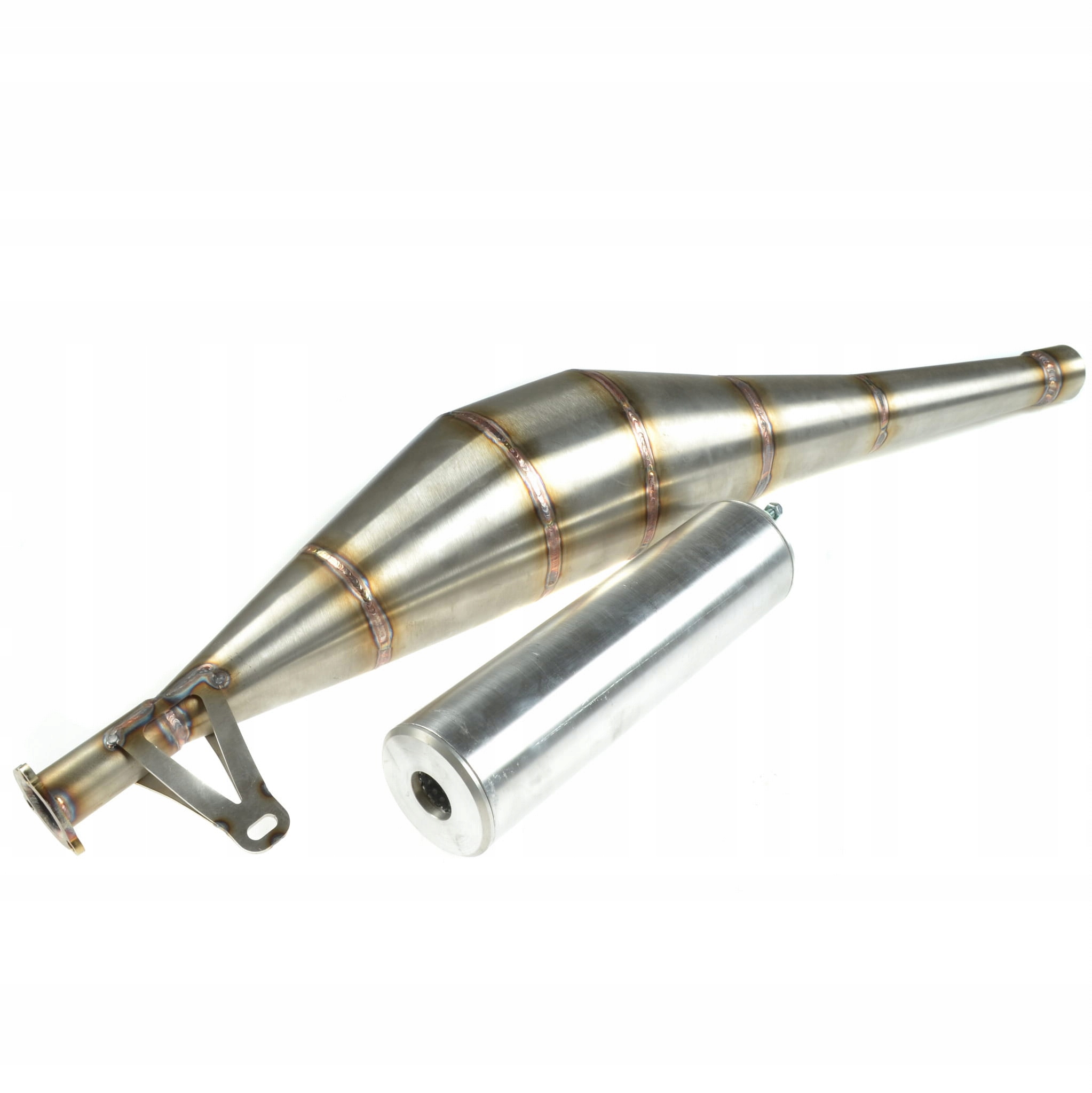 Tłumik JMP RACING MZ ETZ 250 251 301 PRZEPALANY