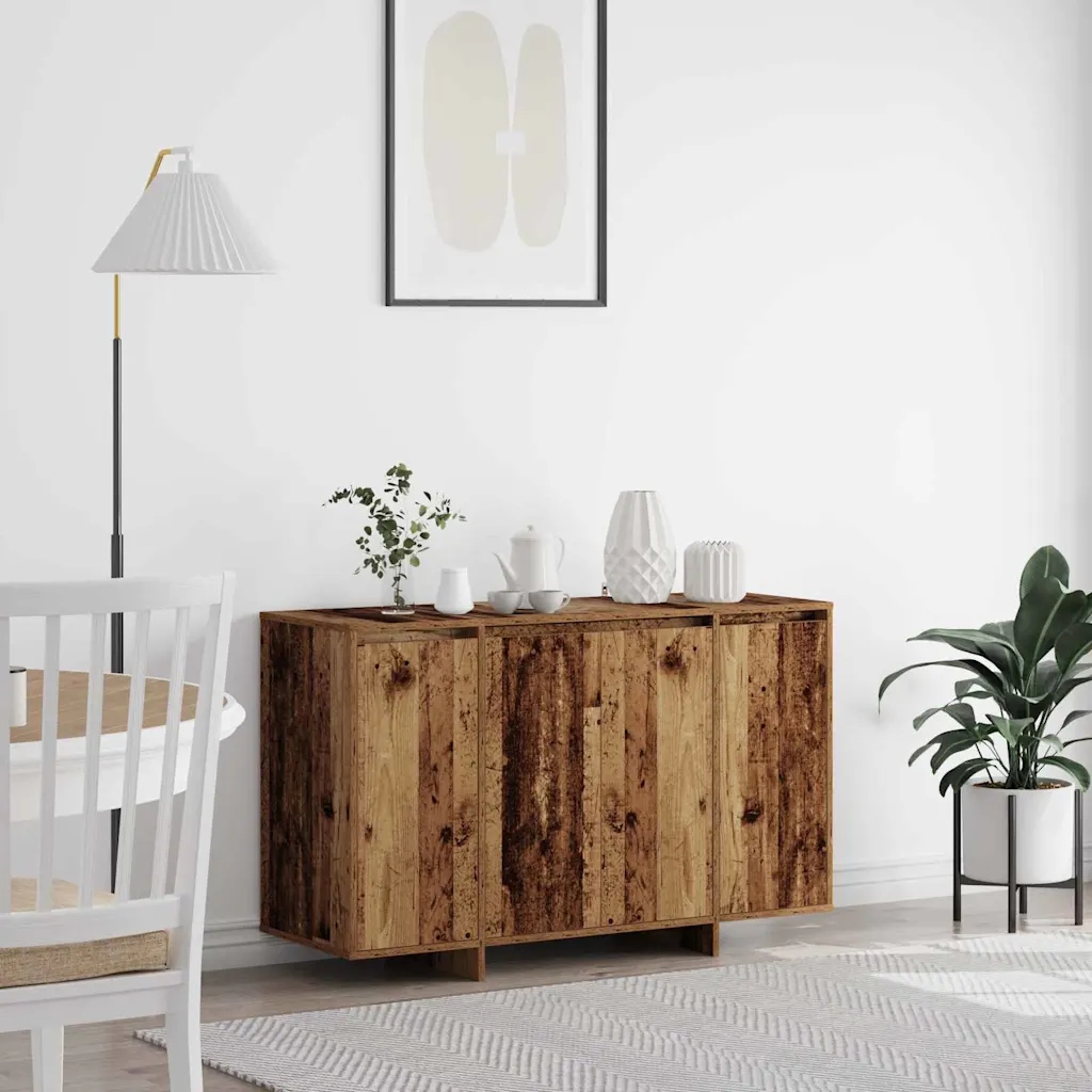 Servírovací skříň Staré dřevo 120 x 41 x 75 cm Kompozitní dřevo Hnědá 33339