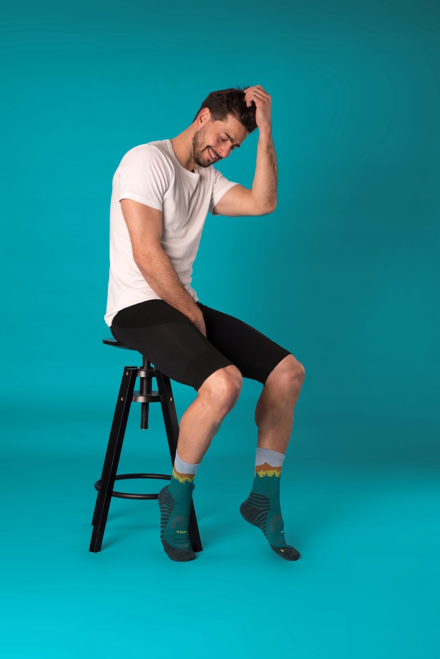 Skarpety trekkingowe FALCON TRAIL merino pe 43-46 Fason do połowy łydki