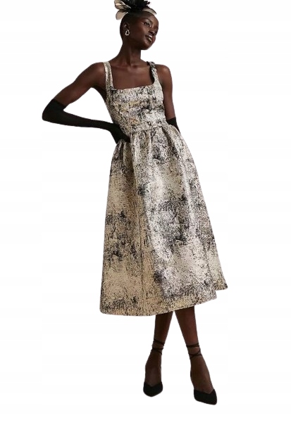 Coast Trapézová Šaty MIDI Koktejlová 40 Pgk