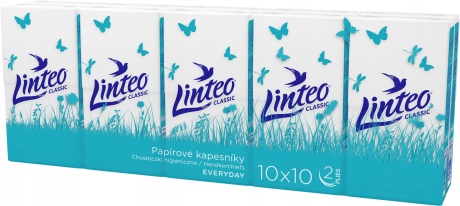 

Chusteczki higieniczne Linteo 2 warst.10x10.