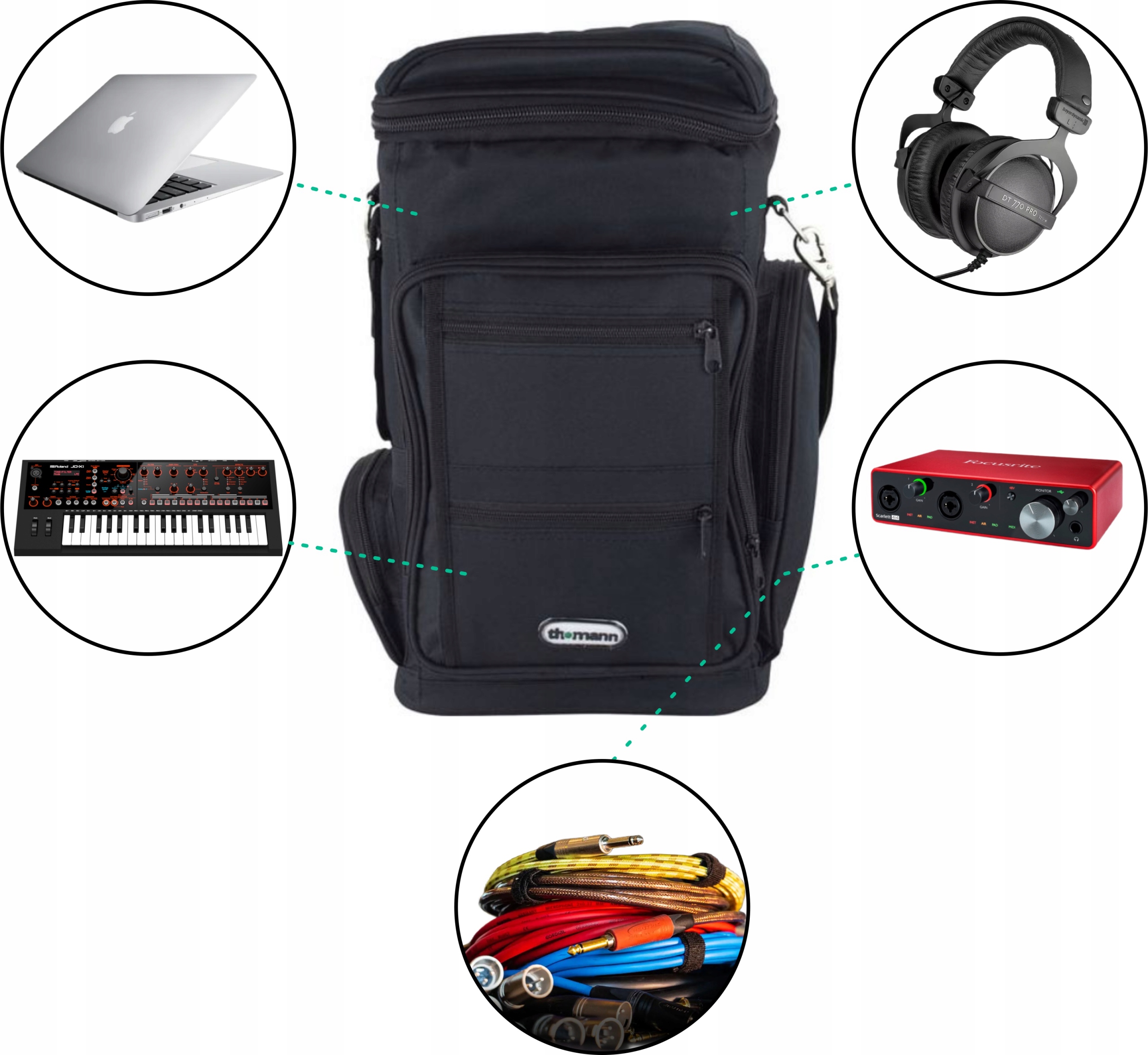 Batoh na notebook vybavení Thomann od výrobce Backpack
