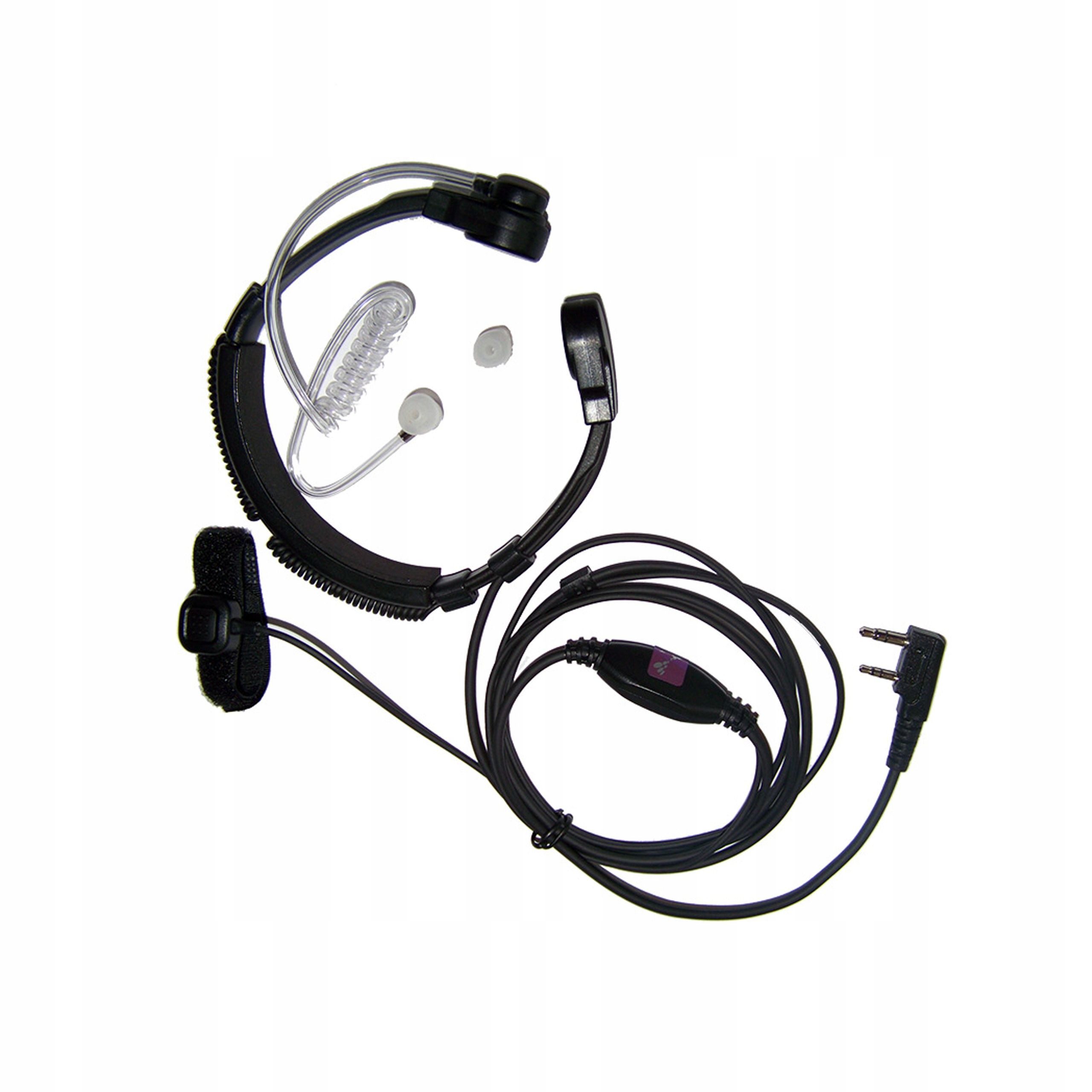 Laryngofon z fonowodem z Ptt na palec UV-5R UV-82