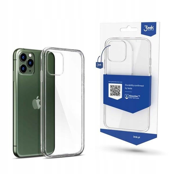 Pokrowiec 3MK Clear dla iPhone 11 Pro Przezroczysty, Ochronny