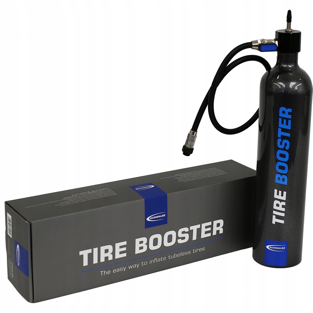 Schwalbe Tire Booster pompka kompresor Tubeless Inflator Zbiornik do opon