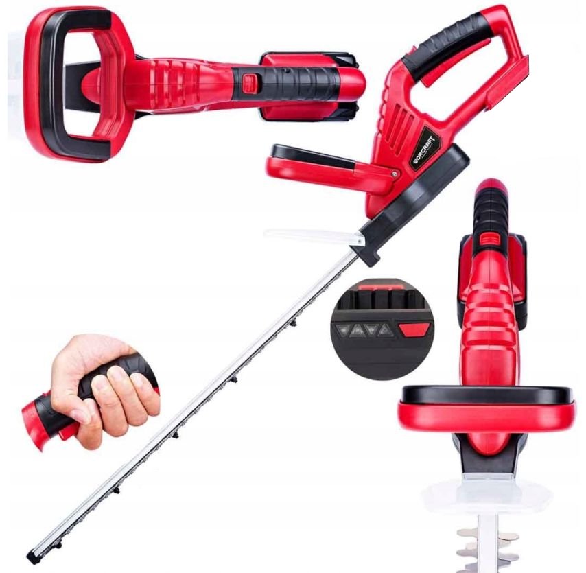 Nożyce Do Żywopłotu Akumulatorowe Do Krzewów Gałęzi Sekator 510MM Worcraft