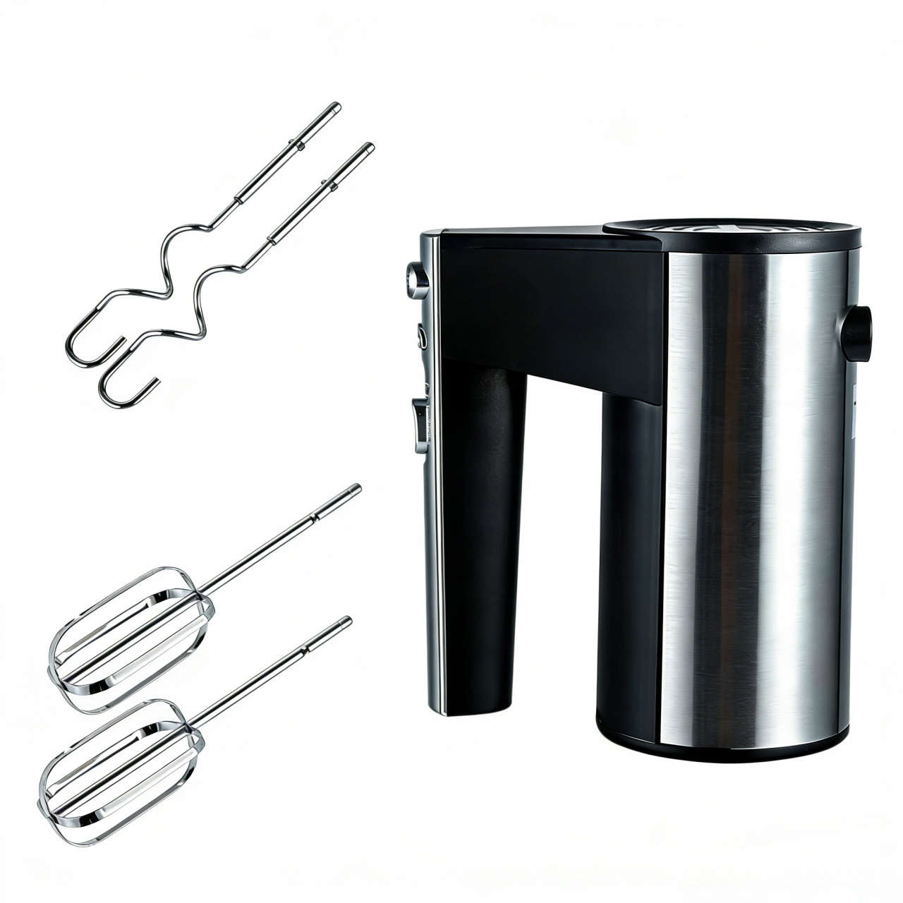 Ruční Mixér Turbo Kuchyňský Robot 5 Rychlostních Stupňů 2 Míchadla Výkonný