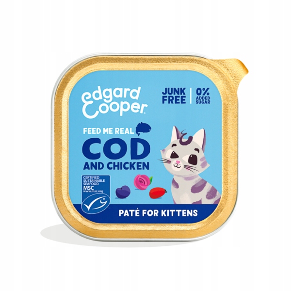 Levně Edgard A Cooper Krmivo Mokré Kuře 0,85 Kg