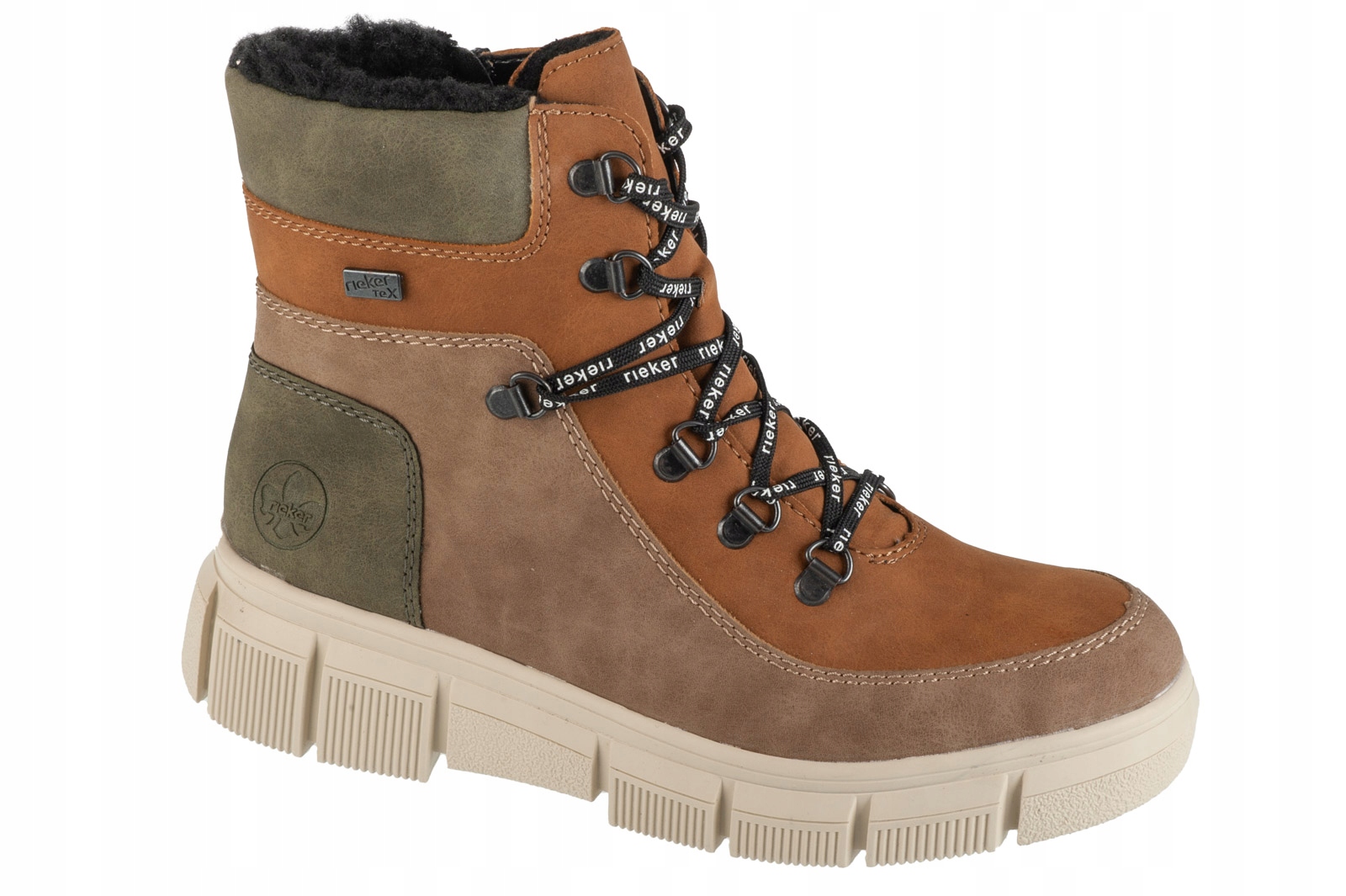 Rieker Boots [37] Dámské semišové trapery, hnědé