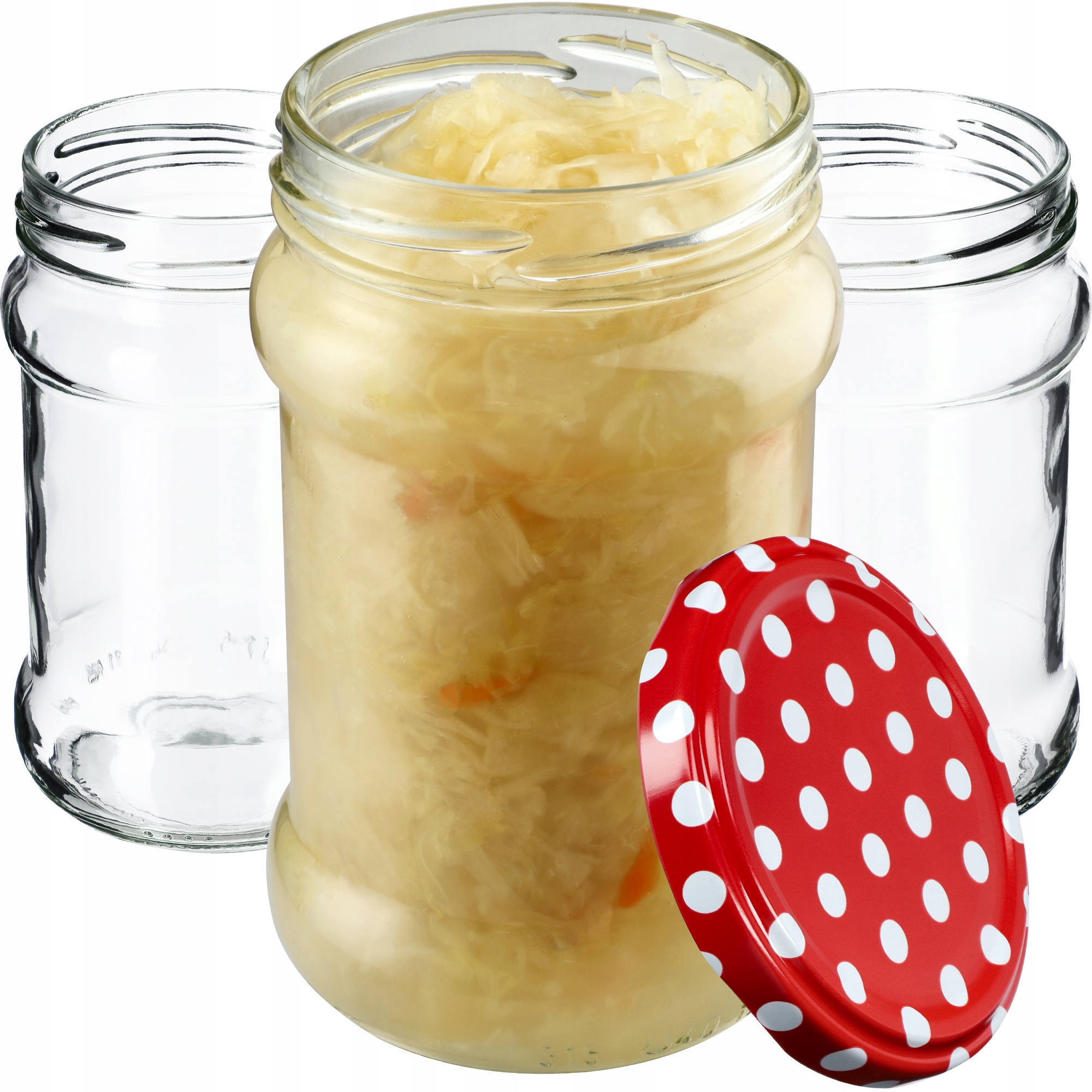 

20x Słoiki 315ml Na Przetwory Dżem Miód Z Zakrętką