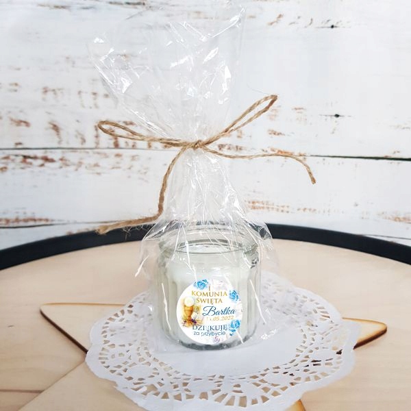 10 szt. Świeczka Podziękowanie KOMUNIA Świeca Przeznaczenie dla gości