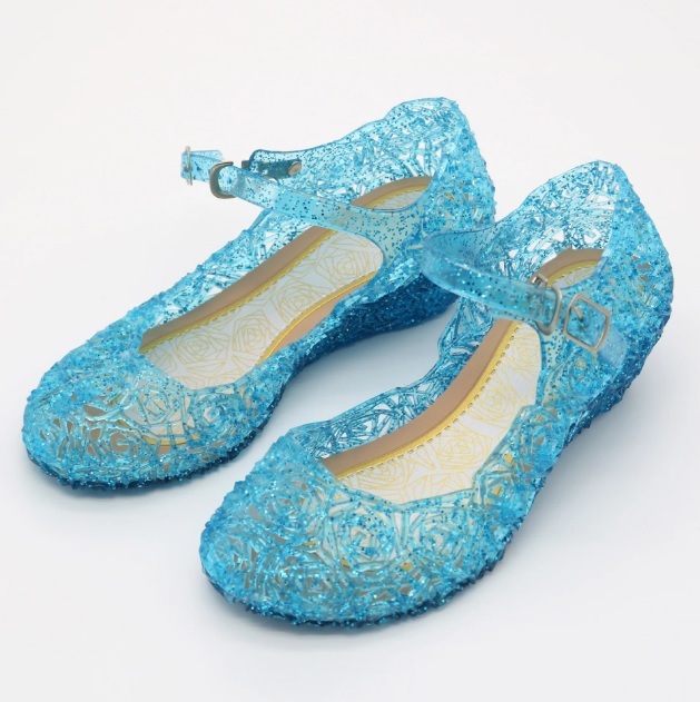 BUTY LODOWE BALETKI SANDAŁKI PANTOFELKI KSIĘŻNICZKI STRÓJ ELZA ELSA 33 Rozmiar (new) 33