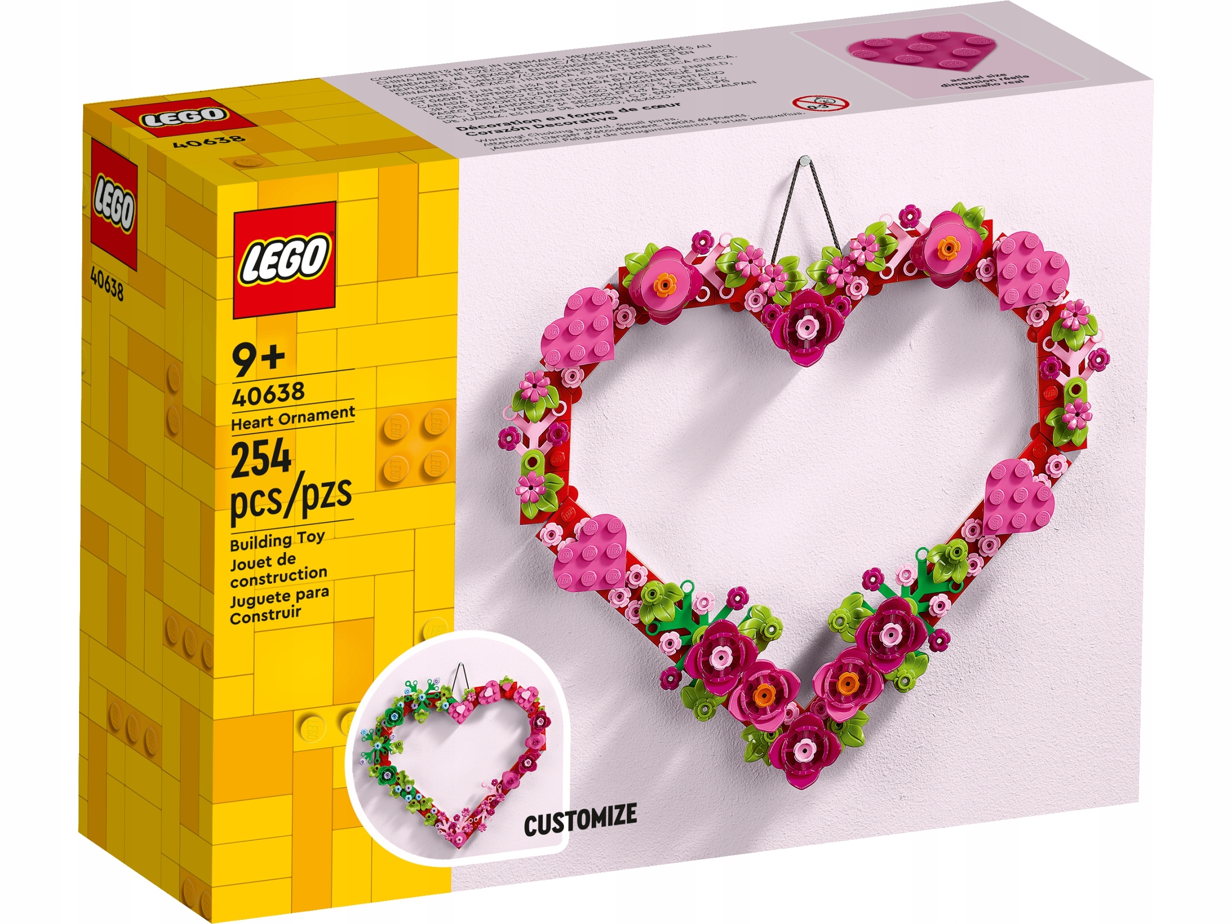 

Lego BrickHeadz 40638 Ozdoba w Kształcie Serca