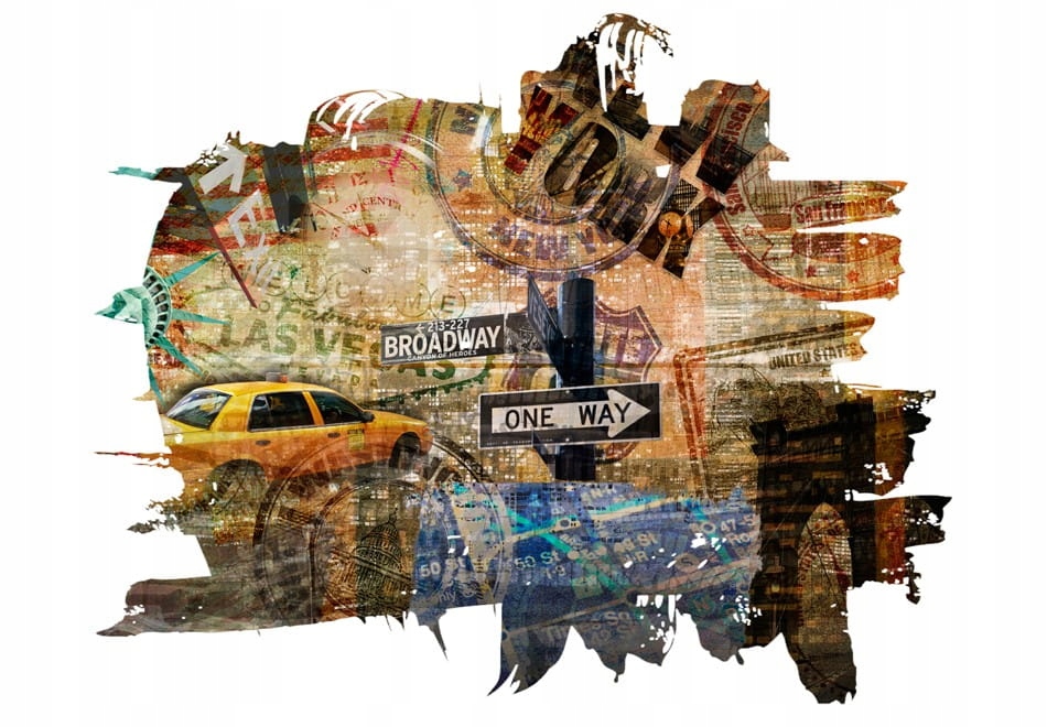 

Fototapeta - New York collage - 400X309