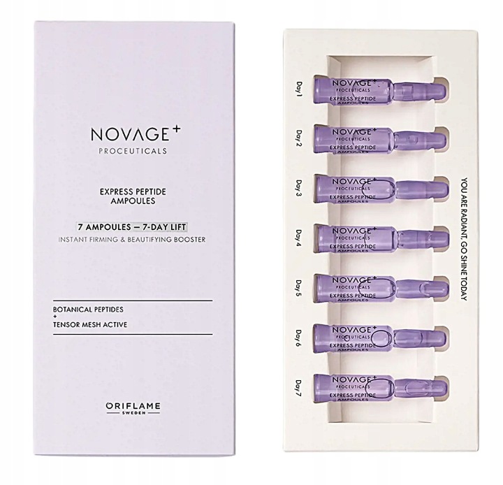Oriflame Peptidové ampule Novage+ Proceuticals
