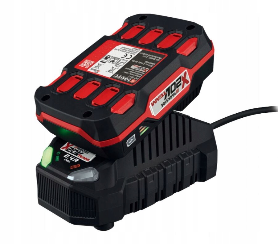 Akumulator Parkside X 20 V 2 Ah Team 20v 2 Ah Ładowarka 2,4A 65W