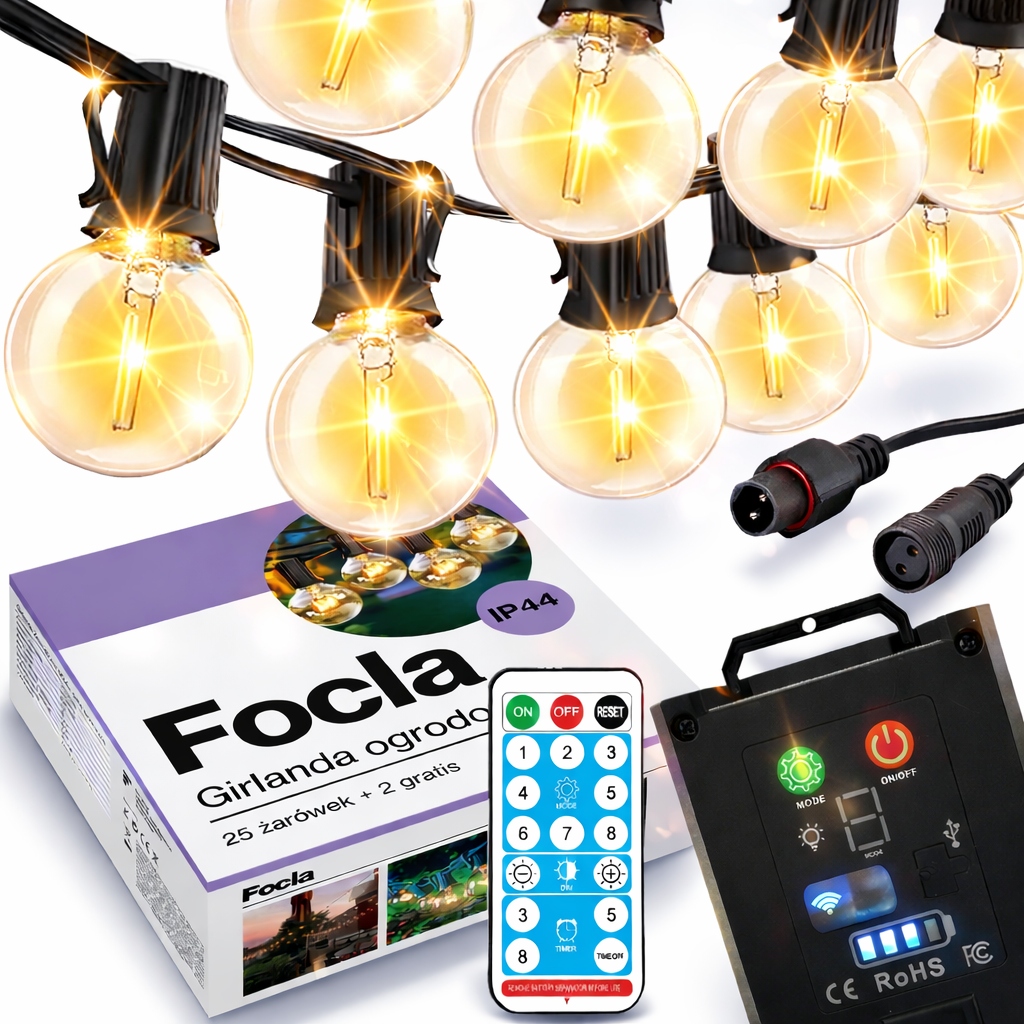 Солнечная Садовая гирлянда 25LED 2 бесплатно-10M солнечные огни пульт дистанционного управления