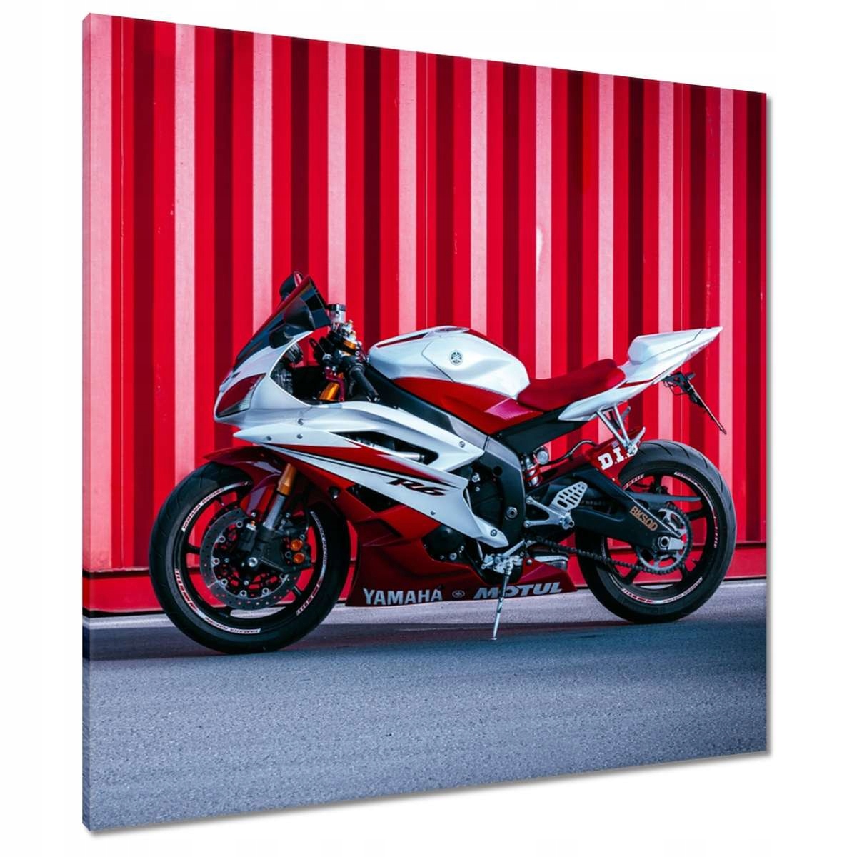 Obrazy 90x90 Bílo-červená Yamaha