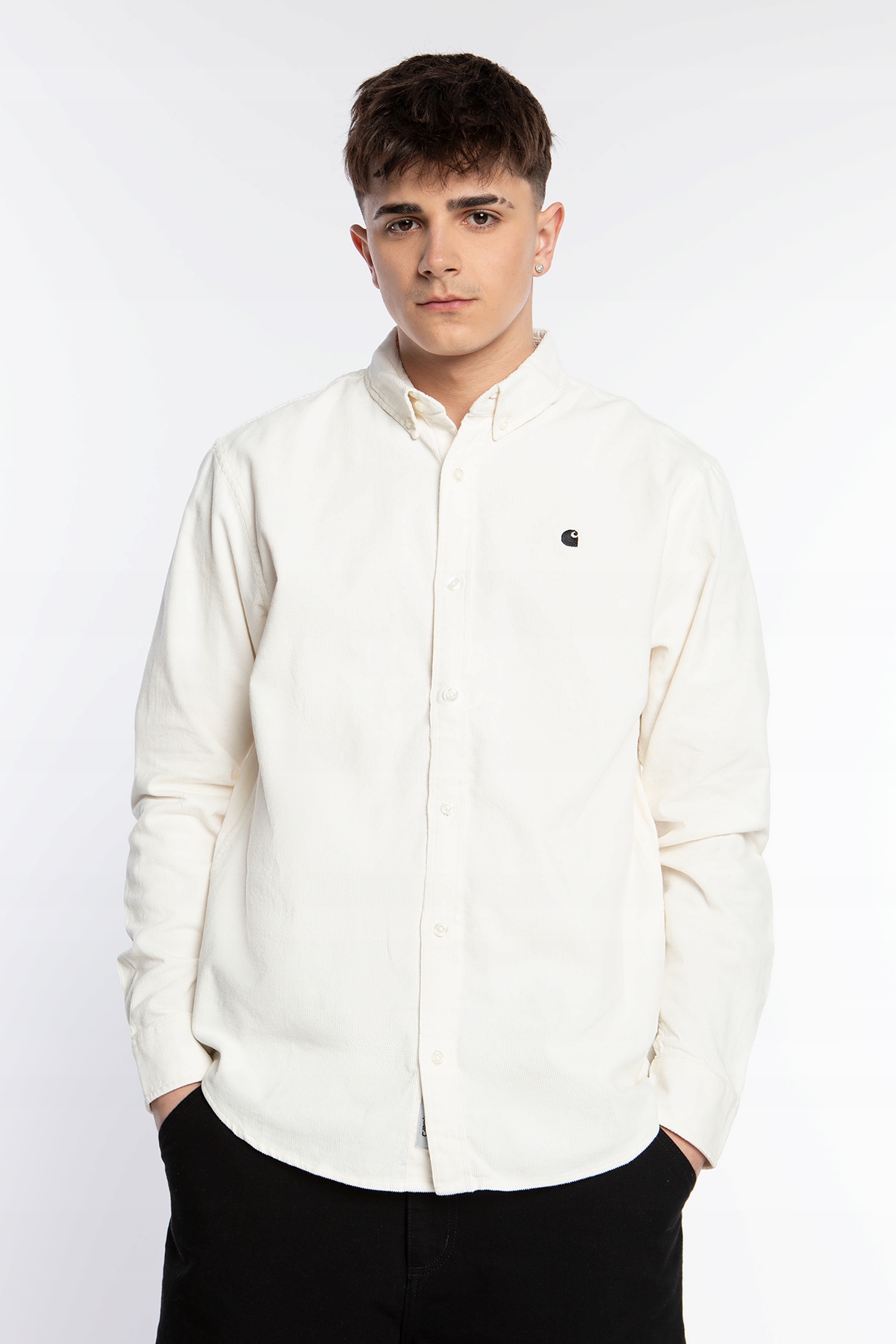 Pánská ležérní košile Carhartt Wip L/s Madison Fine Cord Shirt I030580 M