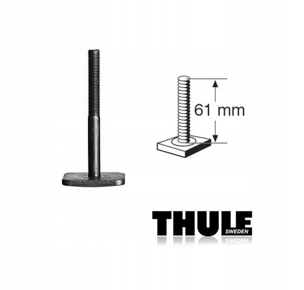 

Wsuwka Thule długa 61mm Uchwyt 591 598 298