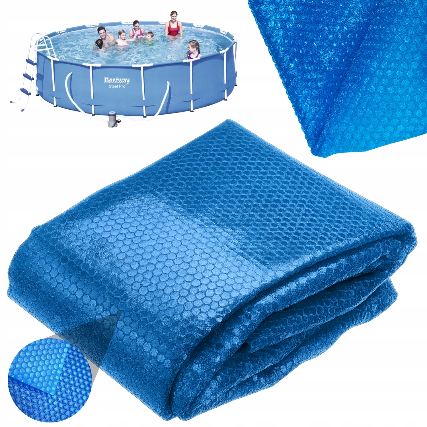 Solárna bazénová fólia pre Bestway Steel Pro 427 x 100 cm